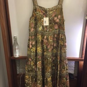 jungle midi sundress